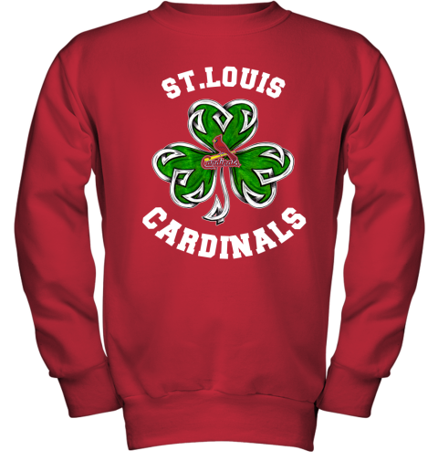 St. Louis Cardinals Unisex Hockey Jersey Blue Red V Neck Long Sleeves XL