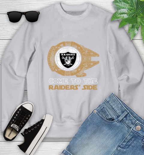 NFL Come To The Oakland Raiders Wars Football Sports Youth Sweatshirt 3