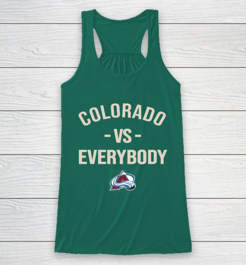 Colorado Avalanche Vs Everybody Racerback Tank 5