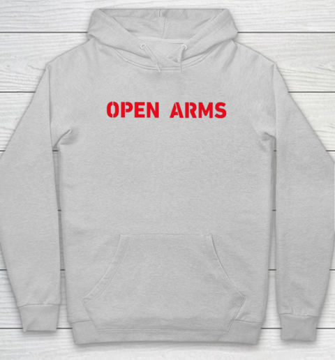 Open Arms Pep Guardiola Print On Front And Back Hoodie Tee For