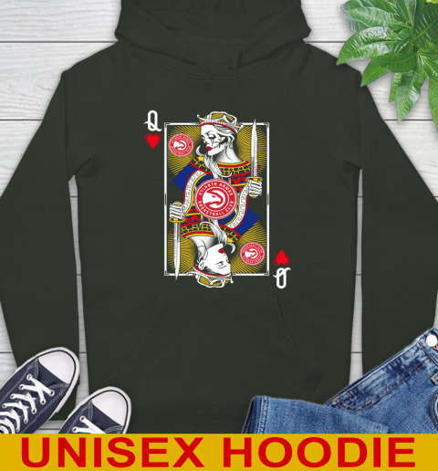 NBA Basketball Atlanta Hawks The Queen Of Hearts Card Shirt Hoodie 12