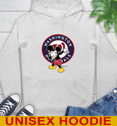 Washington Nationals MLB Baseball Dabbing Mickey Disney Sports Hoodie