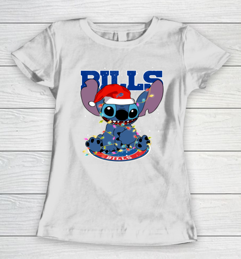 Buffalo Bills NFL Football noel stitch Christmas Women's T-Shirt