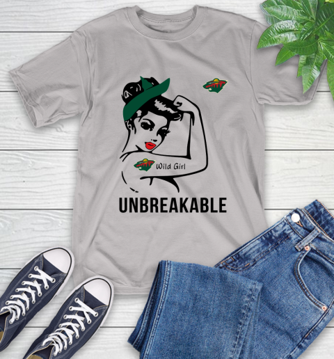 NHL Minnesota Wild Girl Unbreakable Hockey Sports T-Shirt 13 NHL Minnesota Wild Girl Unbreakable Hockey Sports T-Shirt - Image 13