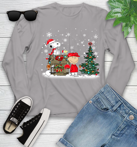 NFL Tampa Bay Buccaneers Snoopy Charlie Brown Christmas Football Super Bowl Sports Youth Long Sleeve 5