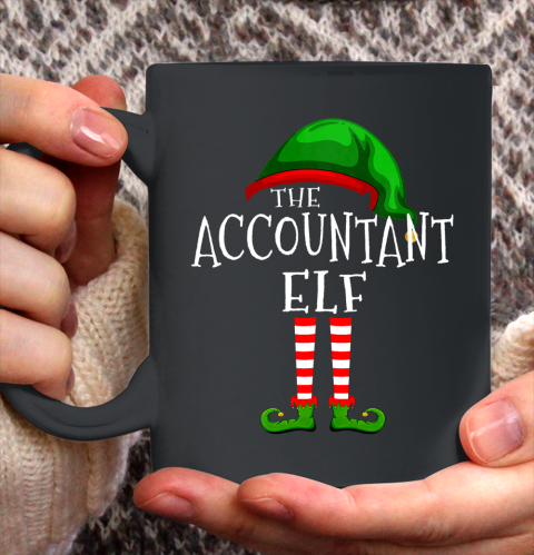 Accountant Elf Family Matching Group Christmas Gift Funny Ceramic Mug 11oz