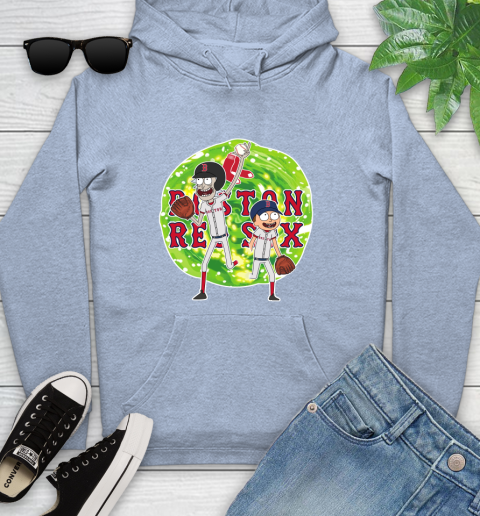 MLB Boston Red Sox Rick And Morty Baseball Sports Youth Hoodie 10