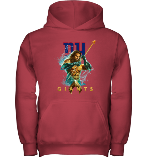 NFL New York Giants Aquaman DC Football Sports HJGM269C1Gp youth hoodie 43 95 151514 front red