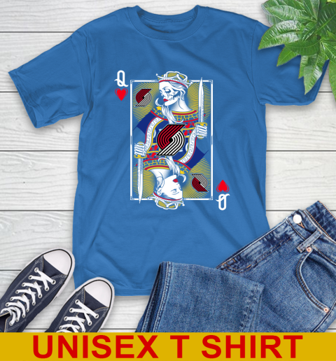 NBA Basketball Portland Trail Blazers The Queen Of Hearts Card Shirt T-Shirt 11