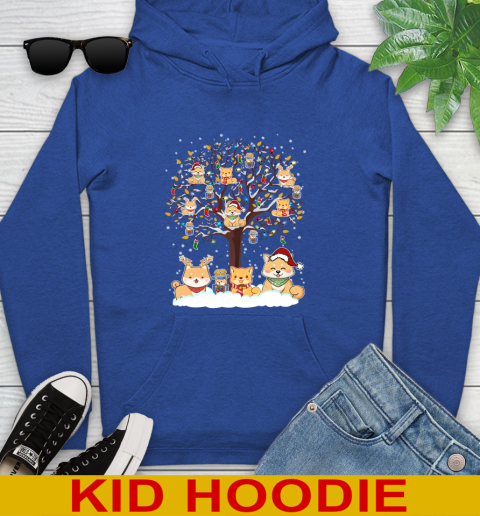 Shiba inu dog pet lover light christmas tree shirt 137