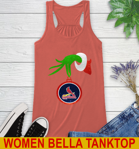 St.Louis Cardinals Grinch Merry Christmas MLB Baseball Racerback Tank 4