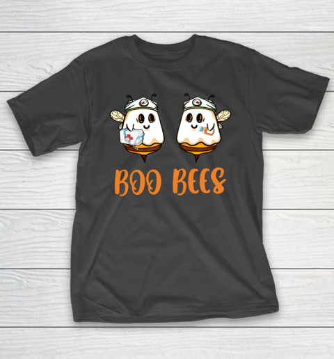 Boo Bees Nurse Ghost Halloween Matching Couples Costume T-Shirt