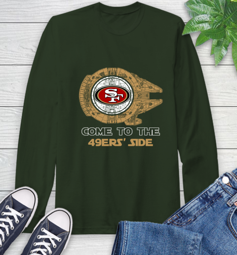 NFL Come To The San Francisco 49ers Star Wars Football Sports Long Sleeve T-Shirt 7