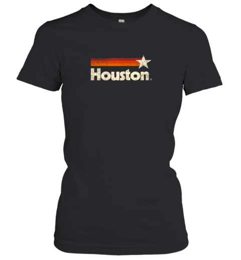 Houston Texas Shirt Houston Strong Shirt Vintage Stripes Women's T-Shirt