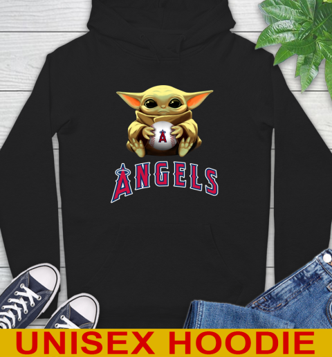 MLB Baseball Los Angeles Angels Star Wars Baby Yoda Shirt 14