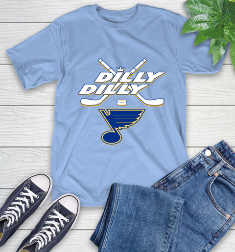 NHL St.Louis Blues Dilly Dilly Hockey Sports T-Shirt 11