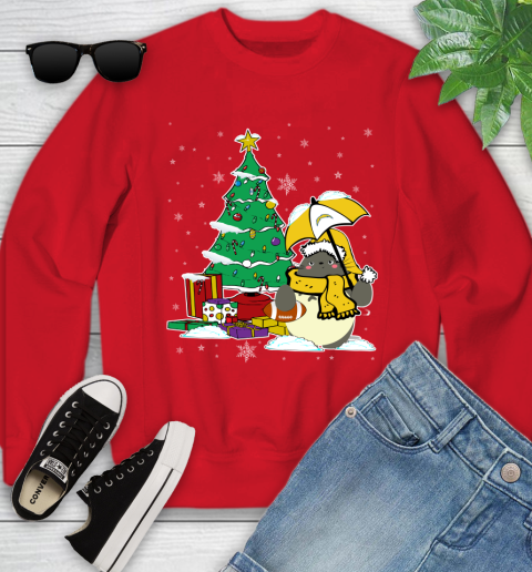 Los Angeles Chargers NFL Football Cute Tonari No Totoro Christmas Sports Youth Sweatshirt 8
