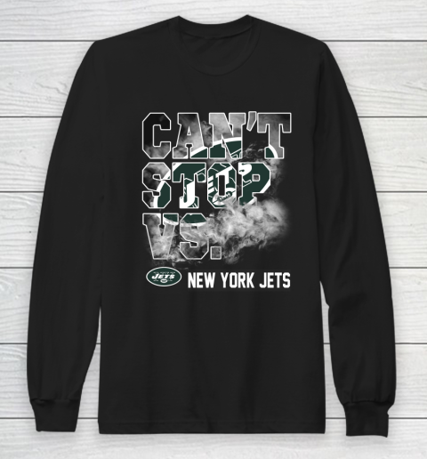 NFL New York Jets Can't Stop Vs Long Sleeve T-Shirt