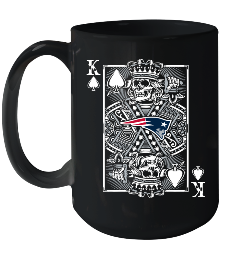 New England Patriots NFL Football The King Of Spades Death Cards Shirt Ceramic Mug 15oz