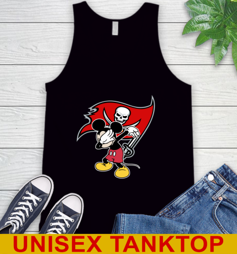 Tampa Bay Buccaneers NFL Football Dabbing Mickey Disney Sports Tank Top 2
