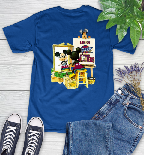 NBA Basketball Cleveland Cavaliers Mickey Drawing Shirt 91