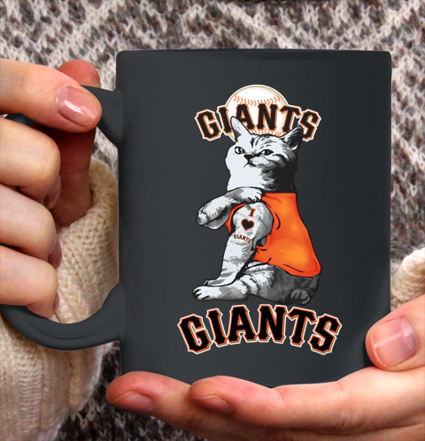 MLB Baseball My Cat Loves San Francisco Giants Ceramic Mug 11oz