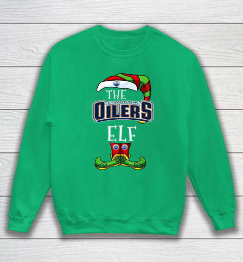 Edmonton Oilers Christmas ELF Funny NHL Sweatshirt 5
