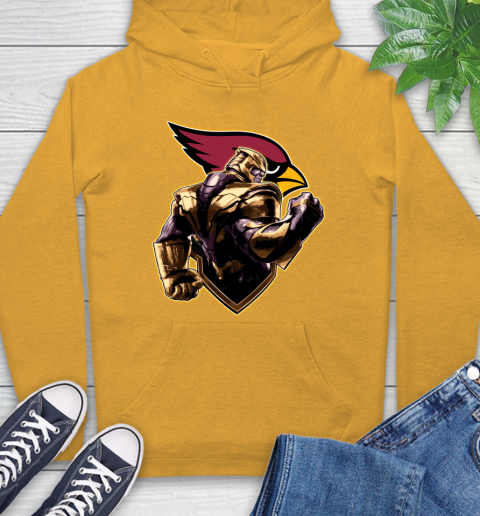 NFL Thanos Avengers Endgame Football Sports Arizona Cardinals Hoodie 3