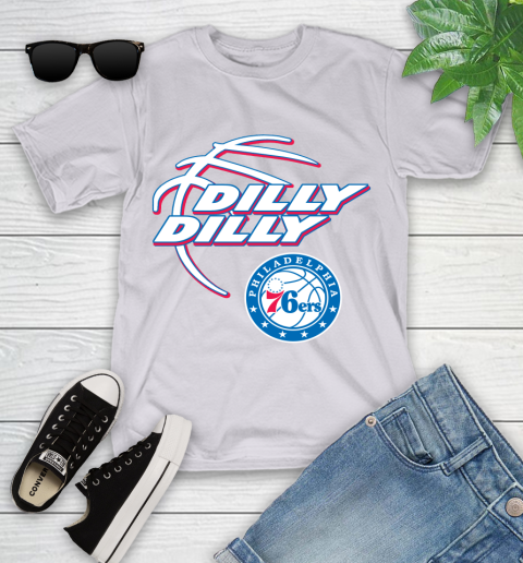 NBA Philadelphia 76ers Dilly Dilly Basketball Sports Youth T-Shirt 16