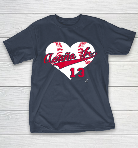 Ronald Acuna Jr Baseball Heart Gameday T-Shirt 3