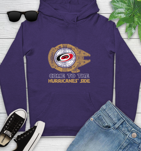 NHL Come To The Carolina Hurricanes Wars Hockey Sports Youth Hoodie 5