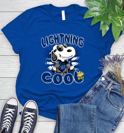 NHL Hockey Tampa Bay Lightning Cool Snoopy Shirt Women's T-Shirt 10