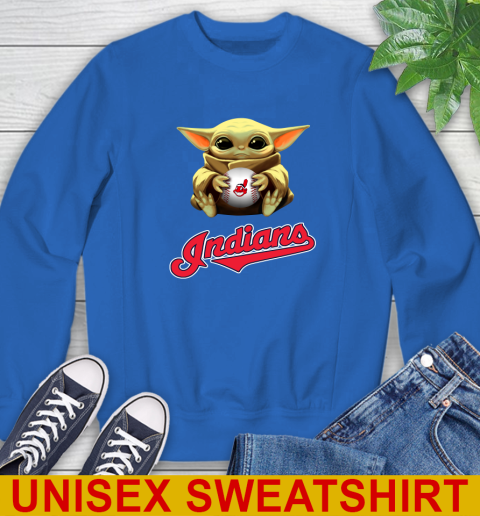 MLB Baseball Cleveland Indians Star Wars Baby Yoda Shirt 33