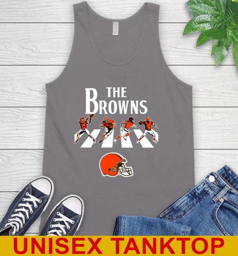 NFL Football Cleveland Browns The Beatles Rock Band Shirt Tank Top 6