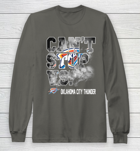 NBA Oklahoma City Thunder Basketball Can't Stop Vs Long Sleeve T-Shirt 5