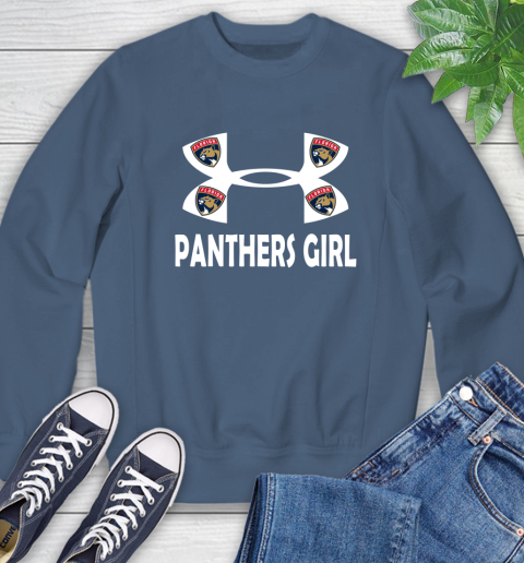NHL Florida Panthers Girl Under Armour Hockey Sports Sweatshirt 8