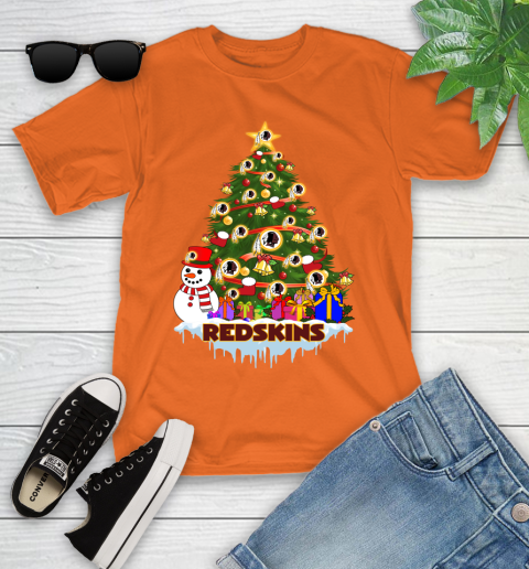 Washington Redskins Merry Christmas NFL Football Sports Youth T-Shirt 7