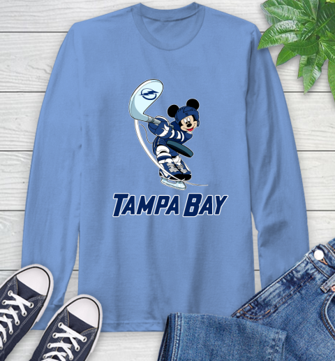 NHL Hockey Tampa Bay Lightning Cheerful Mickey Mouse Shirt Long Sleeve T-Shirt 13 NHL Hockey Tampa Bay Lightning Cheerful Mickey Mouse Shirt Long Sleeve T-Shirt - Image 13