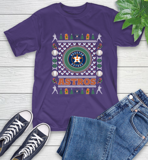 Houston Astros Merry Christmas MLB Baseball Loyal Fan Ugly Shirt 5
