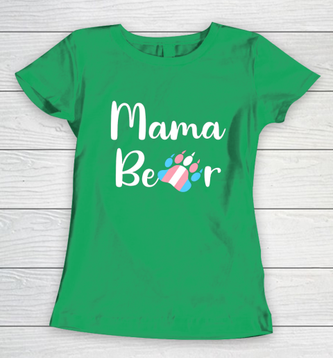 Mama Bear Transgender Mom T Shirt Trans Pride Gift Women's T-Shirt 5