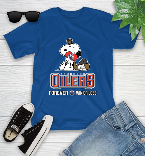 NHL The Peanuts Movie Snoopy Forever Win Or Lose Hockey Edmonton Oilers 111