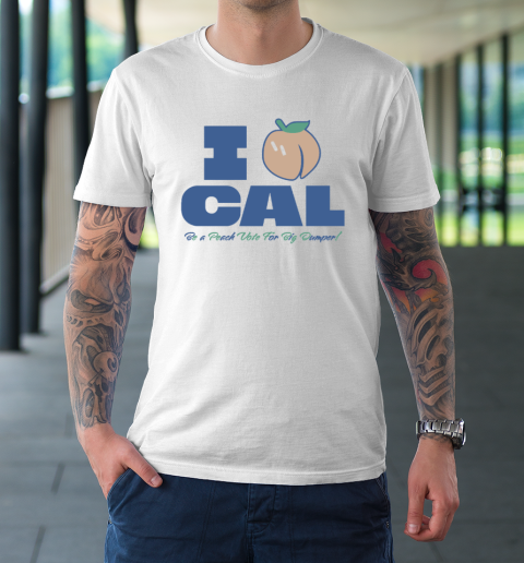 Bryan Woo I Peach Cal Be A Peach Vote For Big Dumper T-Shirt
