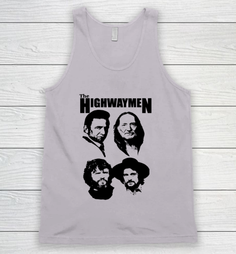 Willie Nelson Johnny Cash Outlaw Country Super Group The Highwaymen Tank Top 2