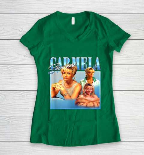 Carmela Soprano Women's V-Neck T-Shirt 3