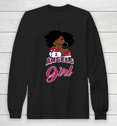 Los Angeles Angelss Girl MLB Long Sleeve T-Shirt