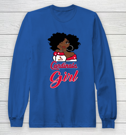 St.Louis Cardinalss Girl MLB Long Sleeve T-Shirt 9
