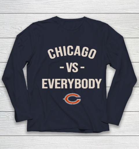 Chicago Bears Vs Everybody Youth Long Sleeve 2