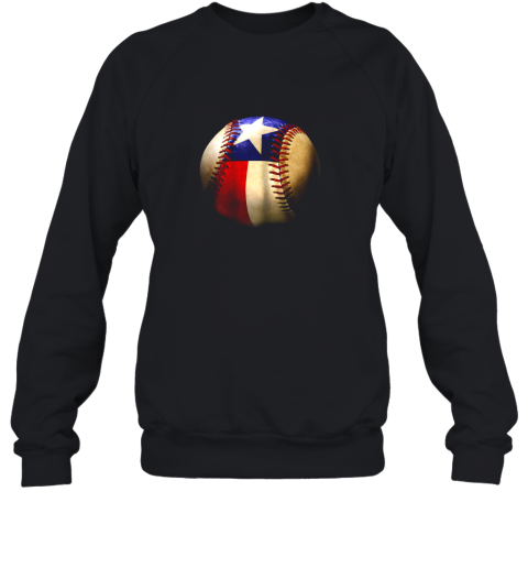 Texas Flag Baseball Sweatshirt