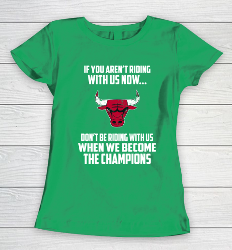 NBA Chicago Bulls Basketball We Become The Champions Women's T-Shirt 5