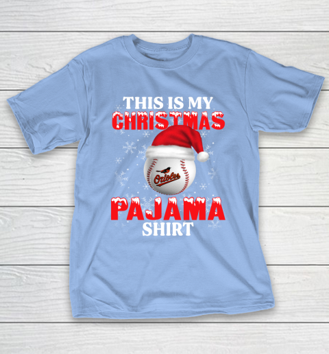 Baltimore Orioles This Is My Christmas Pajama Shirt MLB T-Shirt 10